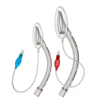 شراء قناع حنجري قابل للتصرف معزز، أنبوب PVC شفاف مع سلك فولاذي، مستهلكات تخدير من الدرجة الثانية التصنيع عبر الإنترنت