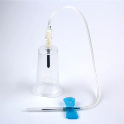 شراء Disposable 23G Butterfly Blood Collection Needle Set with Holder for Clinical and Patient Care التصنيع عبر الإنترنت
