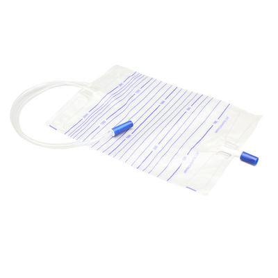 شراء Medical-Grade PVC Urine Bag with Push-Pull Drain Valve 2000ml Leakproof for Hygienic Collection التصنيع عبر الإنترنت