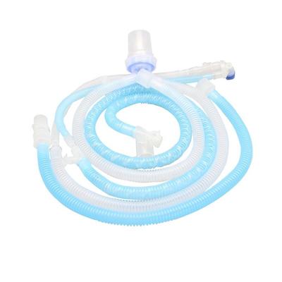 شراء 1.8m Disposable Anesthesia Breathing Circuit with Integrated Sampling Tube and Single/Double Water Cup Options التصنيع عبر الإنترنت
