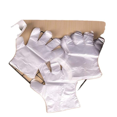 سعر جيد قفازات HDPE PE القابلة للإستخدام مرة واحدة قفازات البوليثين ذات السطح اللطيف المطبع مقاومة عالية للانسداد قفازات HDPE البلاستيكية القابلة للإستخدام مرة واحدة قفازات الطبخ الانترنت