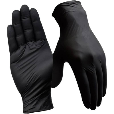 سعر جيد Nitrile Black Powder Free Vinyl Disposable Protection Gloves For Household Kitchen الانترنت