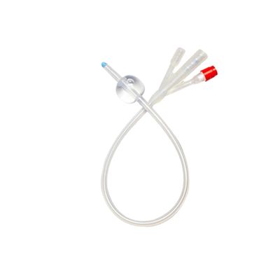 سعر جيد Sterile 3-Way Silicone Foley Catheter for Adult Use with Balloon Control in Fr 16-26 الانترنت