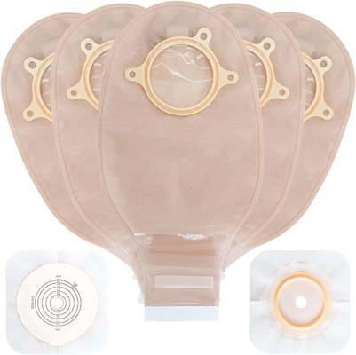 سعر جيد Sterile Leakproof Comfortable Two-Piece Ostomy Bag with Opening for Easy Drainage الانترنت